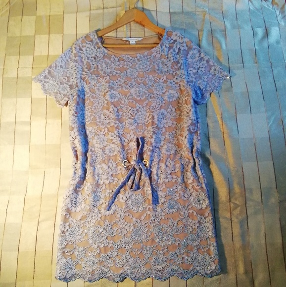 Diane von Furstenberg Amal Lace T-shirt Dress - Picture 8 of 8